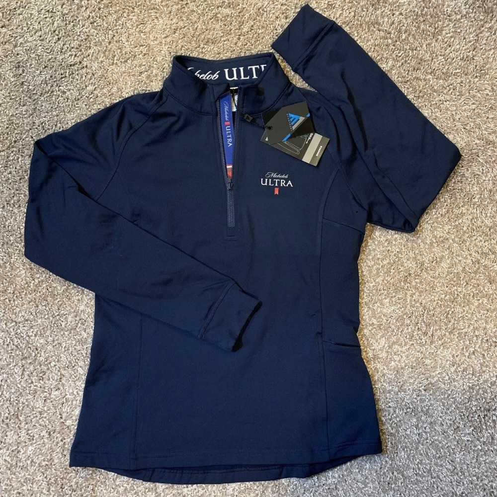WOMEN’S NAVY MICHELOB ULTRA PULLOVER JACKET